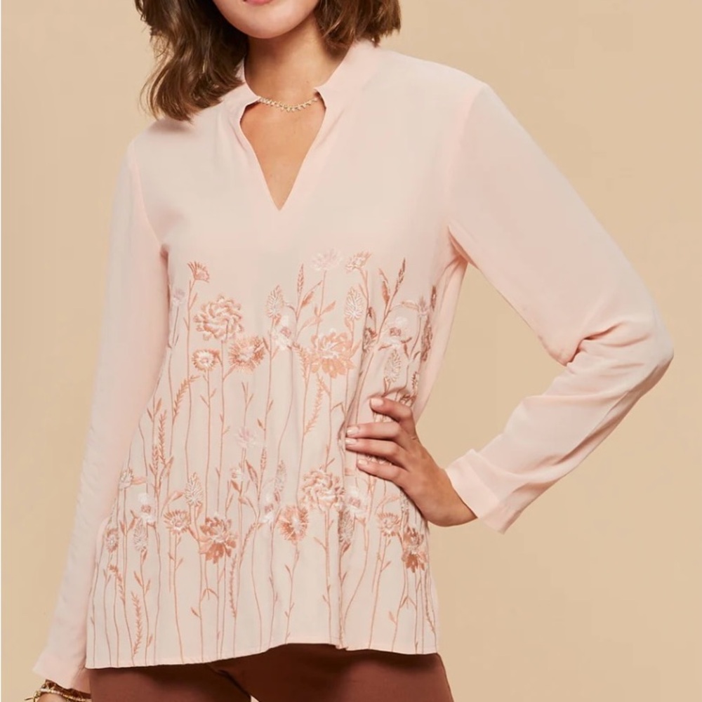 Spartina Nicolette Embroidered Tunic
